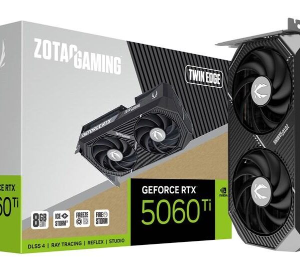 SCHEDA VIDEO GAMING GEFORCE RTX 5060 TI 8GB TWIN EDGE (ZT-B50610E-10M)