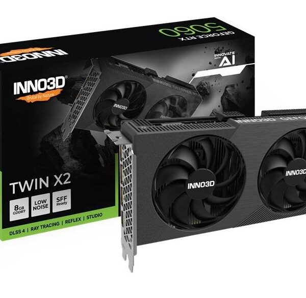 SCHEDA VIDEO GEFORCE RTX 5060 8 GB TWIN X2 GDDR7 (N50602-08D7-195071N)