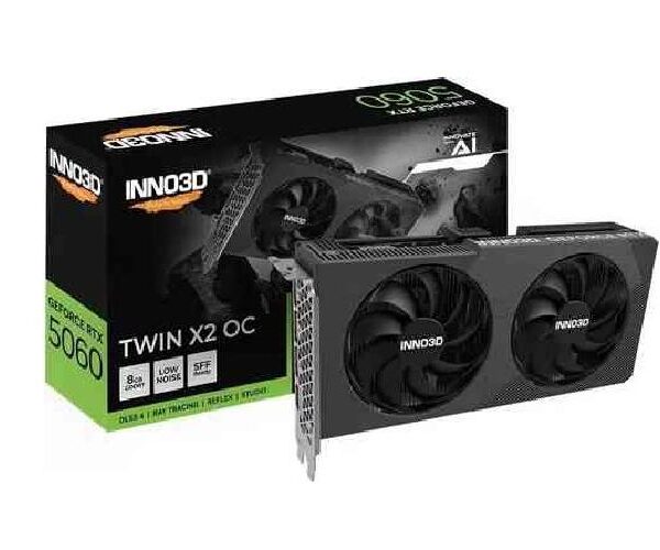SCHEDA VIDEO GEFORCE RTX 5060 8 GB TWIN X2 OC GDDR7 (N50602-08D7X-195071N)