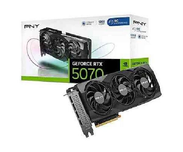 SCHEDA VIDEO GEFORCE RTX 5070 GAMING 12 GB TRIPLE FAN (VCG507012TFXPB1)