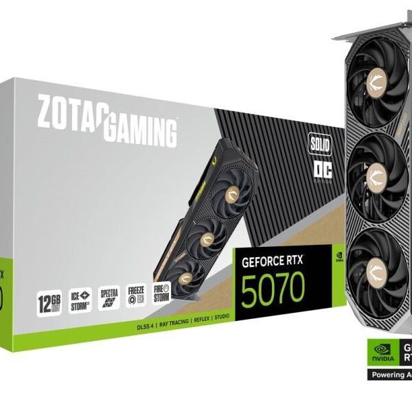 SCHEDA VIDEO GEFORCE RTX 5070 SOLID OC 12 GB (ZT-B50700J-10P)