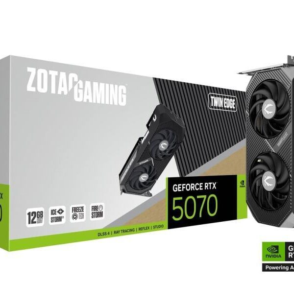 SCHEDA VIDEO GEFORCE RTX 5070 TWIN EDGE 12 GB (ZT-B50700E-10P)