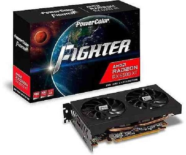 SCHEDA VIDEO RADEON RX6500 XT FIGHTER 4 GB AXRX (4GBD6-DHV3)