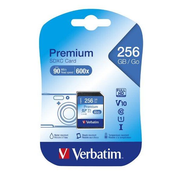 SECURE DIGITAL 256 GB PREMIUM SDXC (44026) CLASS 10