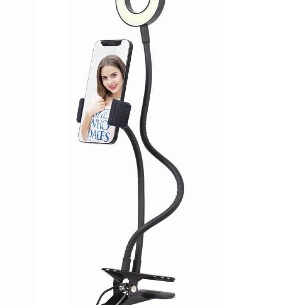 SELFIE RING LIGHT GEMBIRD CON PHONE HOLDER SELFIE LED-RING4-PH-01
