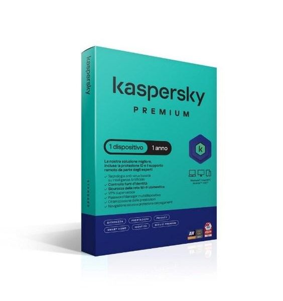 SOFTWARE ANTIVIRUS PREMIUM 1 ANNO 1 DISPOSITIV0 SLIMBOX (KL1047T5AFS-SSB)