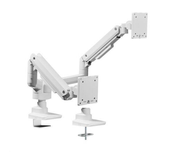SUPPORTO DA TAVOLO HEAVY DUTY PER 2 MONITOR DA 17" A 35" (650183) BIANCO