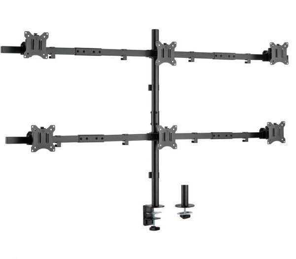 SUPPORTO DA TAVOLO PER 6 MONITOR DA 17" A 32" (650160)