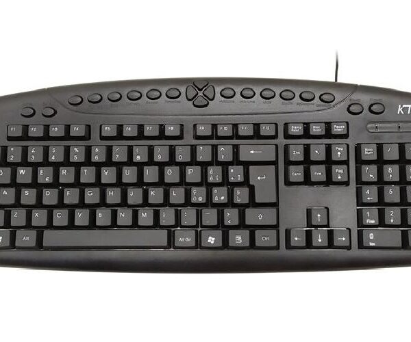 TASTIERA KB-3105U USB MULTIMEDIALE NERA