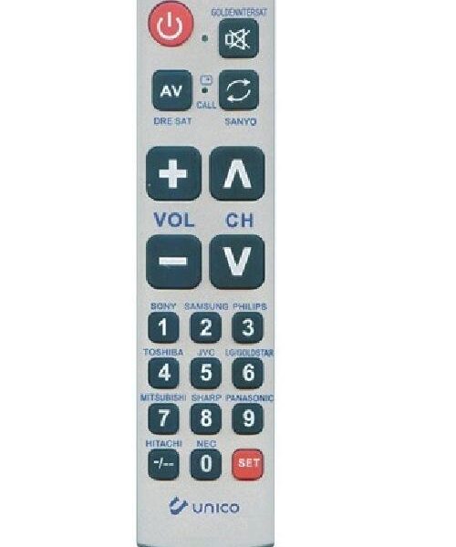 TELECOMANDO UNIVERSALE FACILITATO PER TELEVISORI (RT 9661)