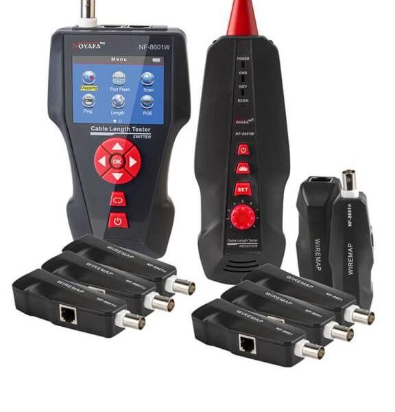 TESTER DI RETE MULTITASKING NF-8601W CON TEST DI VELOCITA' ETHERNET (PING TEST & POE)
