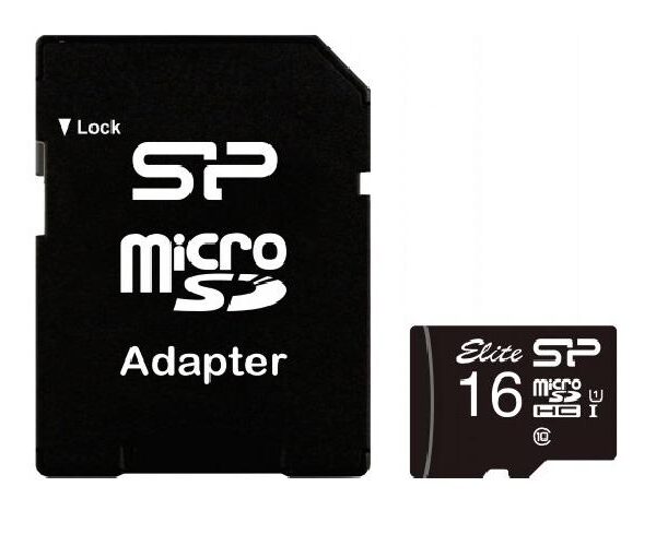 TRANS FLASH 16 GB ELITE CLASS 10 CON ADATTATORE (SP016GBSTHBU1V10SP)