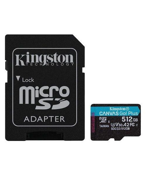 TRANS FLASH 512 GB CANVAS GO PLUS (SDCG3/512GB) CLASS 10 (CON ADATTATORE)