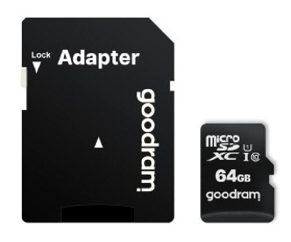 TRANS FLASH MICRO SDXC 64 GB CLASS 10 CON ADATTATORE (M1AA-0640R12)