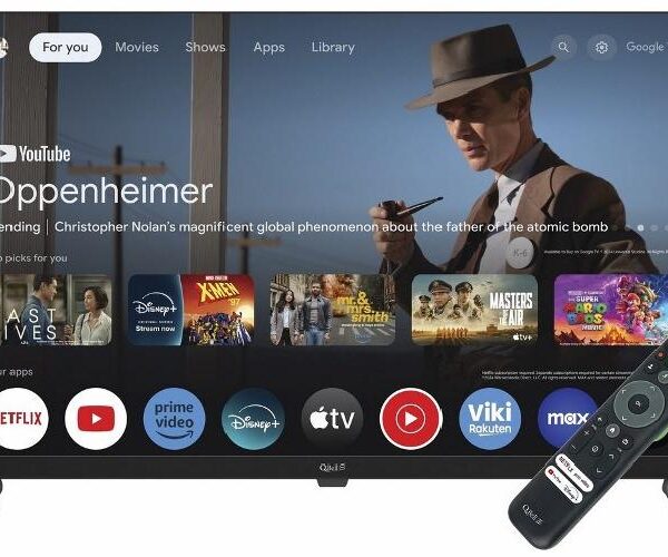 TV LED 32" QT32HGF9A HD SMART GOOGLE TV WIFI DVB-T2