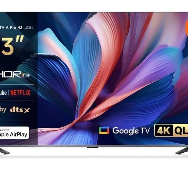 TV QLED 43" A PRO 2026 ULTRA HD 4K SMART TV WIFI DVB-T2 GOOGLE TV