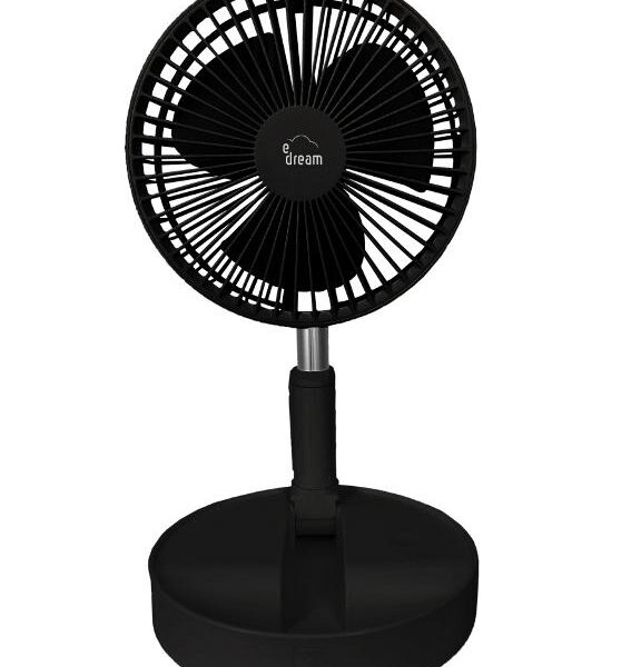 VENTILATORE PORTATILE E-DREAM NERO (FAN 01)
