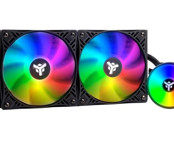 VENTOLA DISSIPATORE A LIQUIDO EVOLIQ 240 RAINBOW - 240MM (ITLCEVOR240)