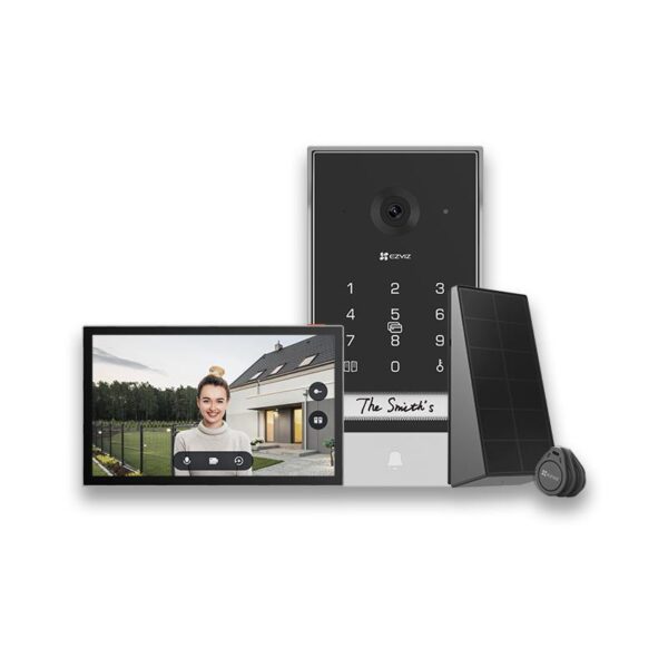 VIDEOCITOFONO SMART EP7 - SCHERMO TOUCH 7" - CONTROLLO REMOTO - RILEVAMENTO MOVIMENTO - AUDIO BIDIREZIONALE (EZVCSEP7)